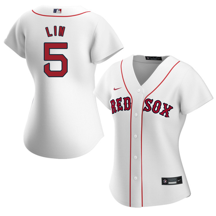 Nike Women #5 Tzu-Wei Lin Boston Red Sox Baseball Jerseys Sale-White